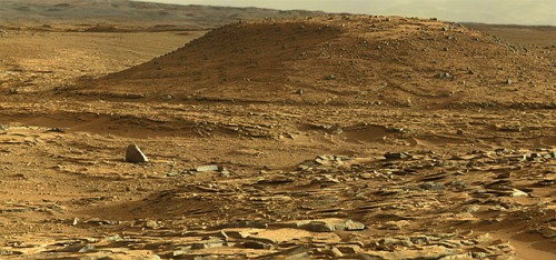 The Curiosity team named this place Mount Remarkable.