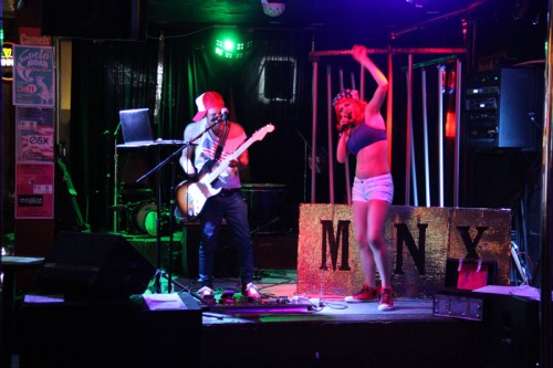 MiNX at The Woodshed July 4, 2014 -- Photo by M.E.